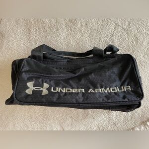 Under Armour Black and Gray Duffel Bag